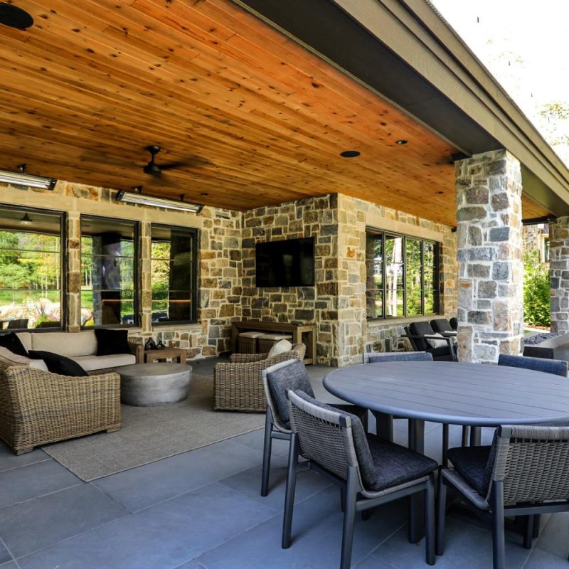 GG Custom Home outdoor living | Wood Wind Landing