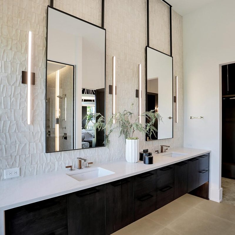 GG Custom Homes master bathroom | Wood Wind Landing
