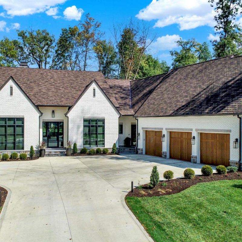 GG Custom Home exterior design | Wood Wind Landing