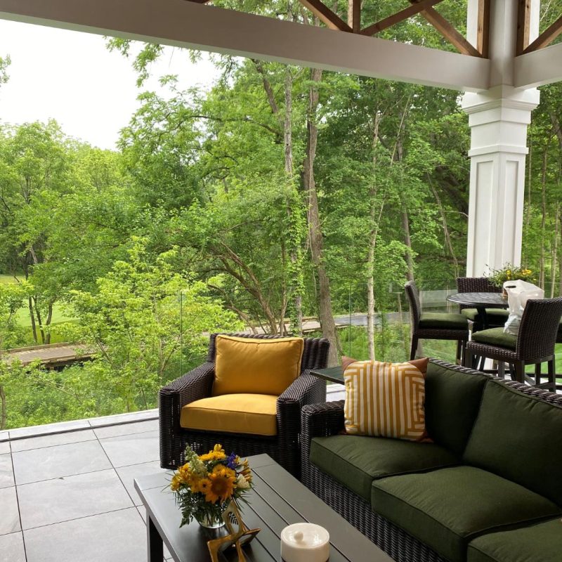 Gradison Design Build custom home porch | Wood Wind Landing