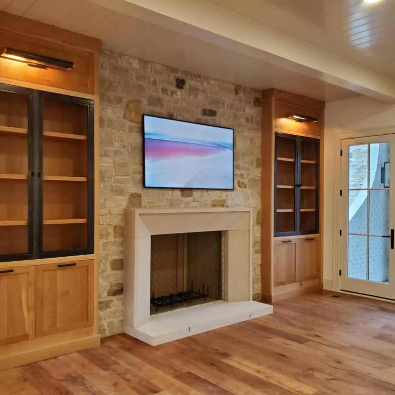 Gradison Design Build custom home living details | Wood Wind Landing