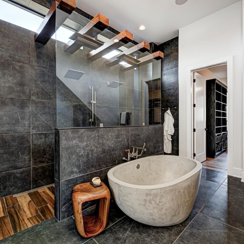 OTDG home modern bathroom design | Wood Wind Landing