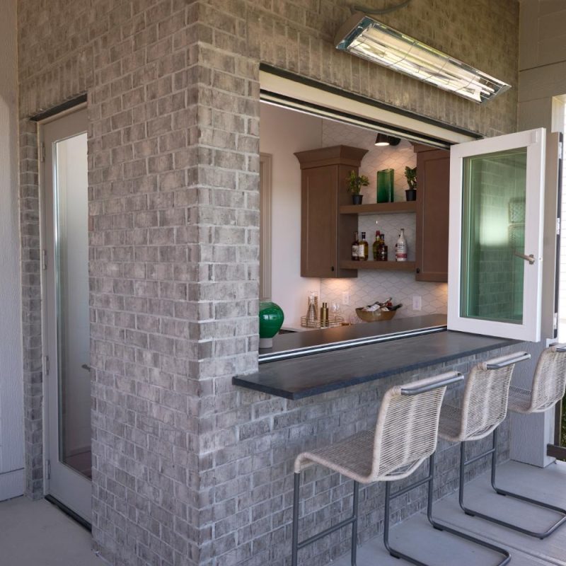 Wedgewood Building Company home outdoor bar | Wood Wind Landing